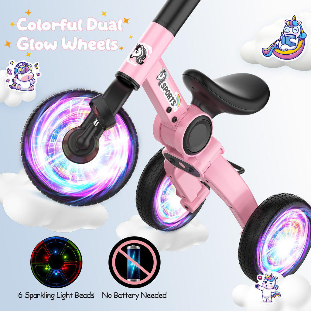 3 in 1 Toddler Balance Bike with Removable Pedals I101534