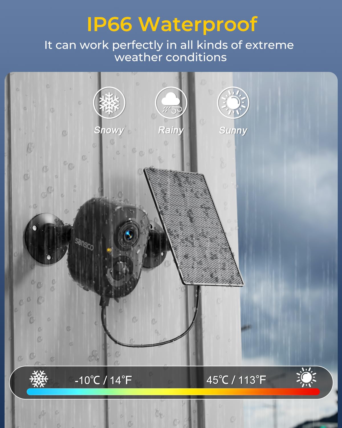 4 Cam Wireless Solar Security Camera System F278