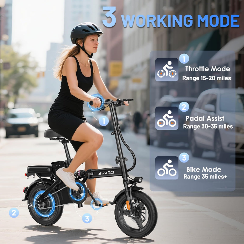 Foldable 14 Inch Electric Bike E673943