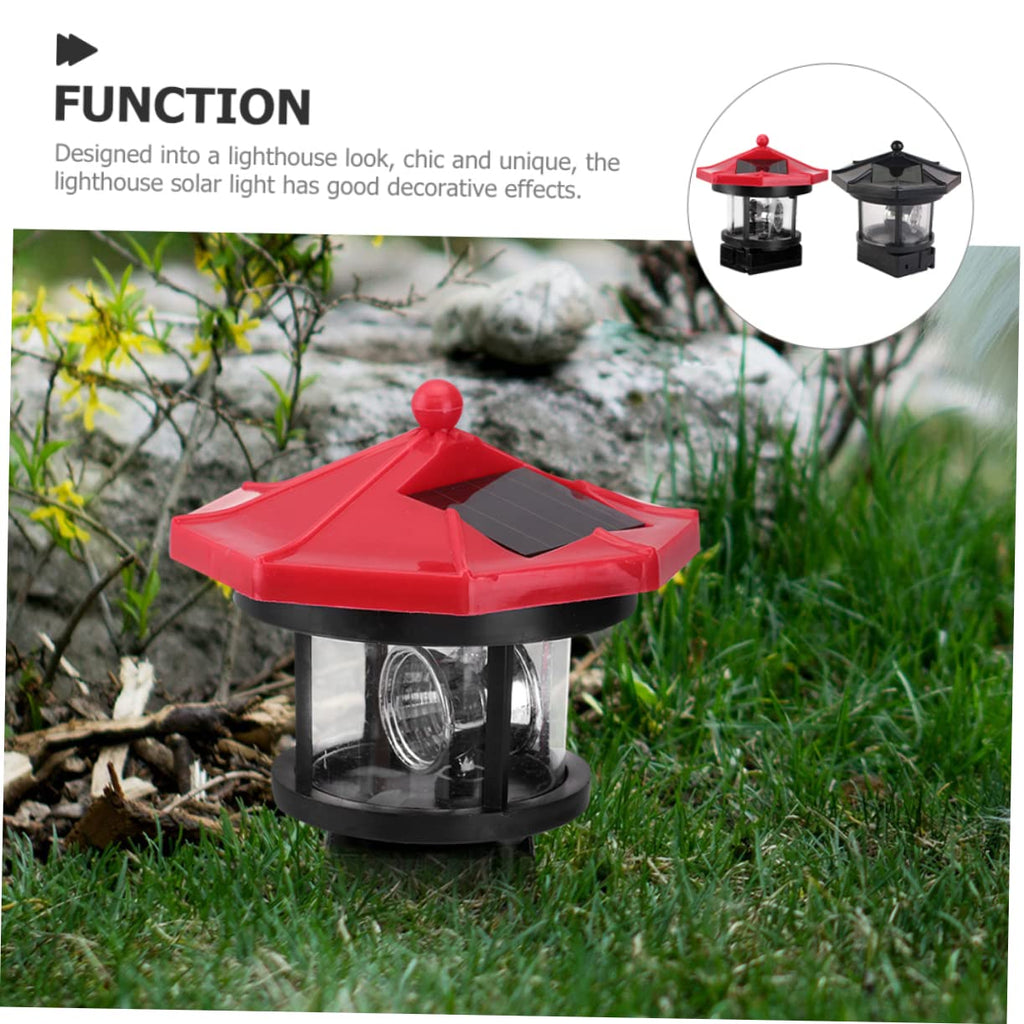 Solar Powered Lighthouse LED Garden Light Z6906