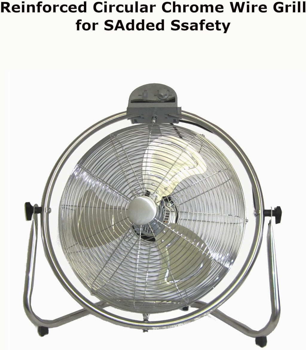 20 Inch 3 Speed Oscillating Floor Fan C7356