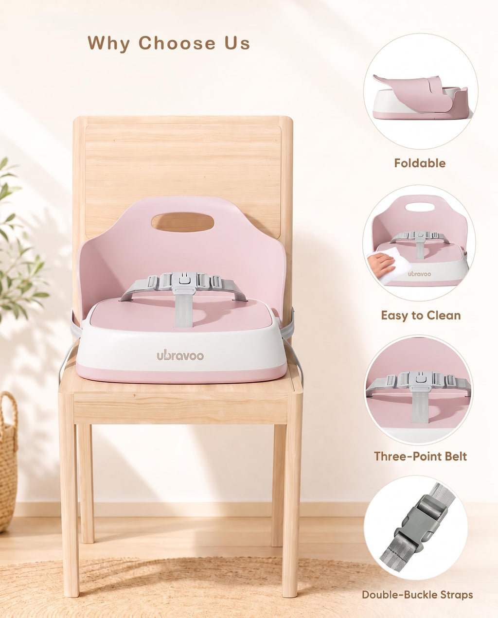Pink Booster Seat E6180