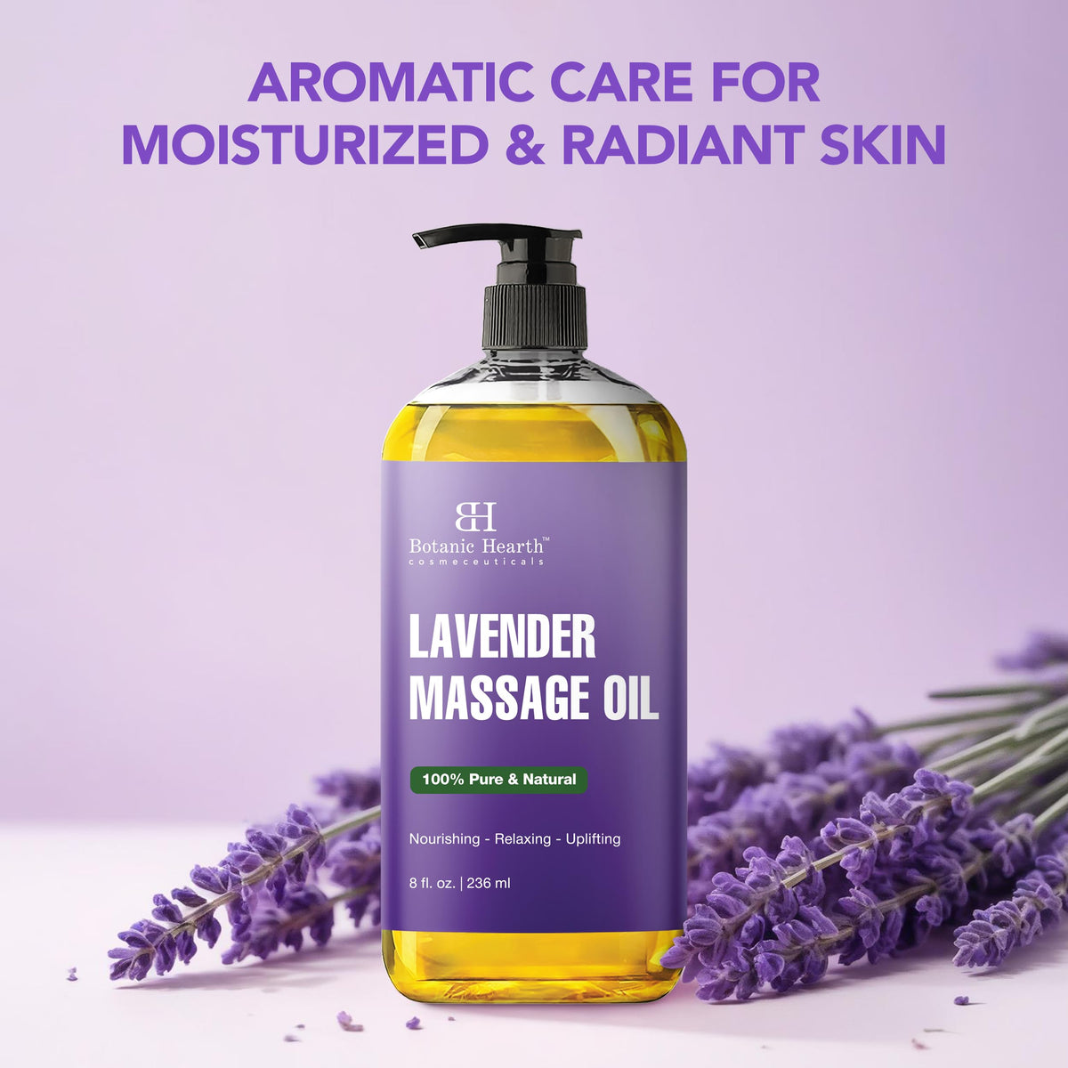 Lavender Massage Oil 8 Fl Oz W145