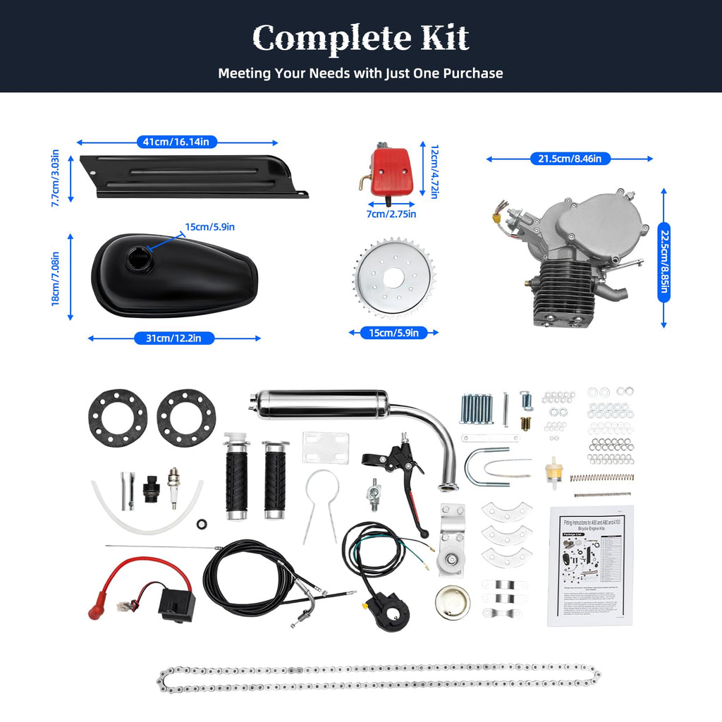 2-Stroke 100CC Bicycle Engine Kit J25682