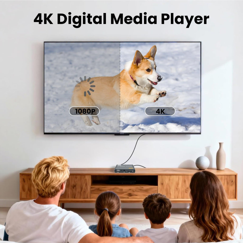 4K Full-HD Media Player with USB/SD Card Slot Y80941