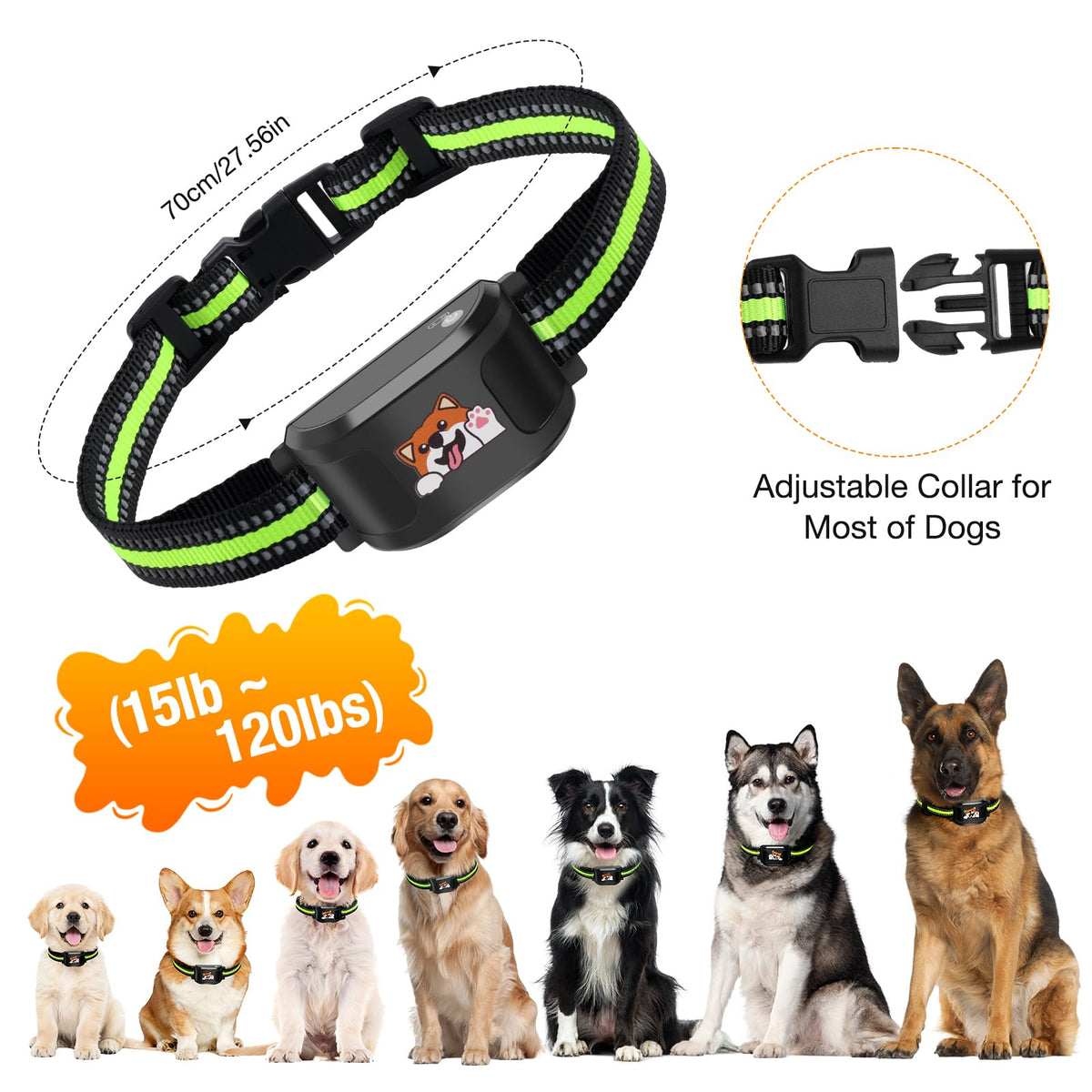 Wireless Dog Fence System with Training Collar F634
