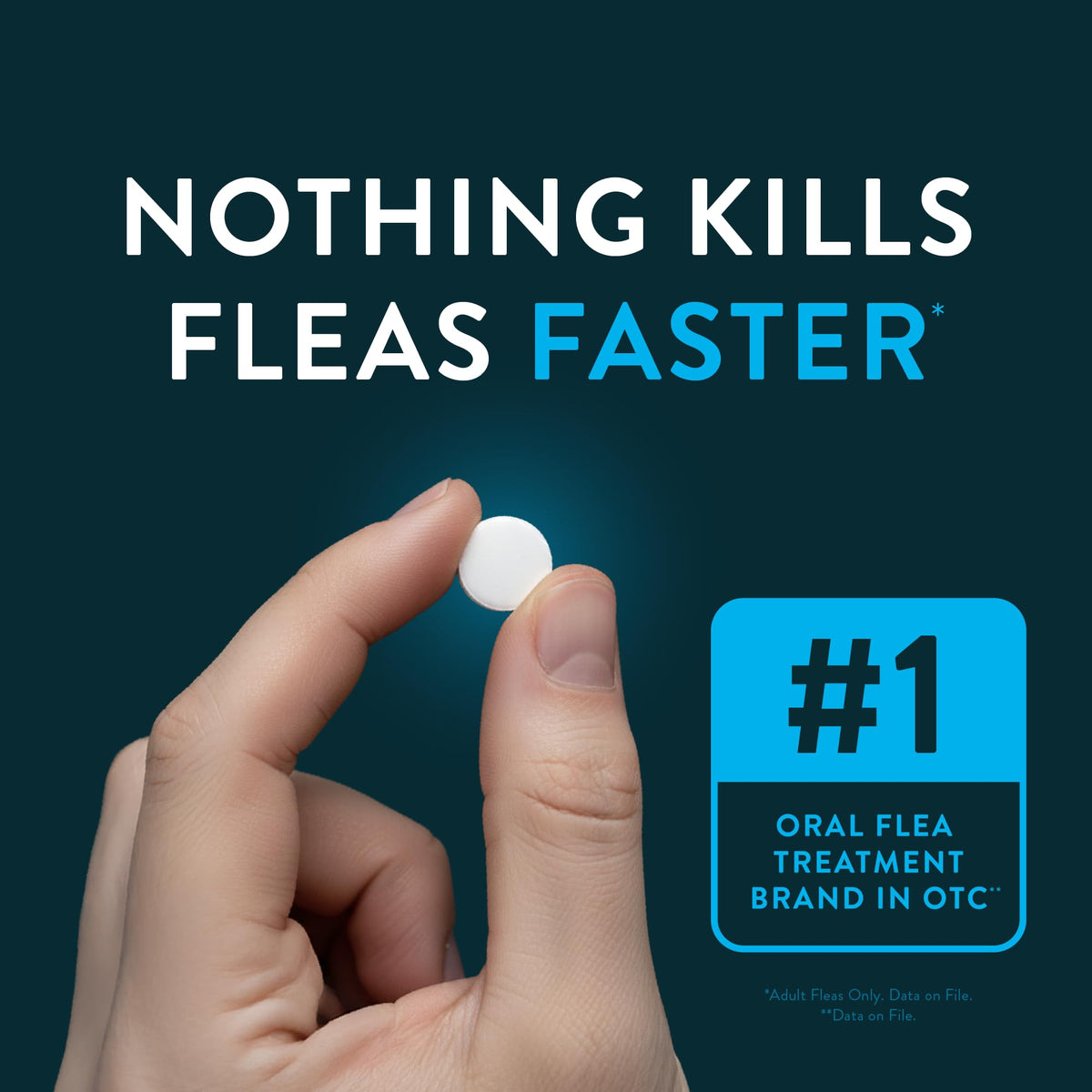Oral Flea Tablets Dogs 2-25 lbs, Nitenpyram, 6-Dose J202497