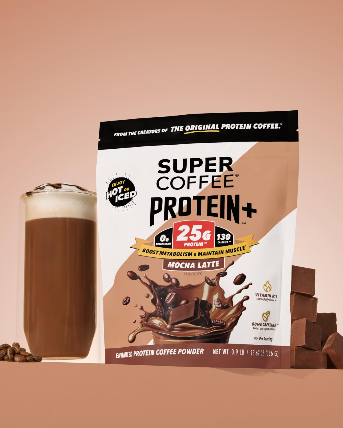 Instant Coffee Mocha 25g Protein 14oz O909