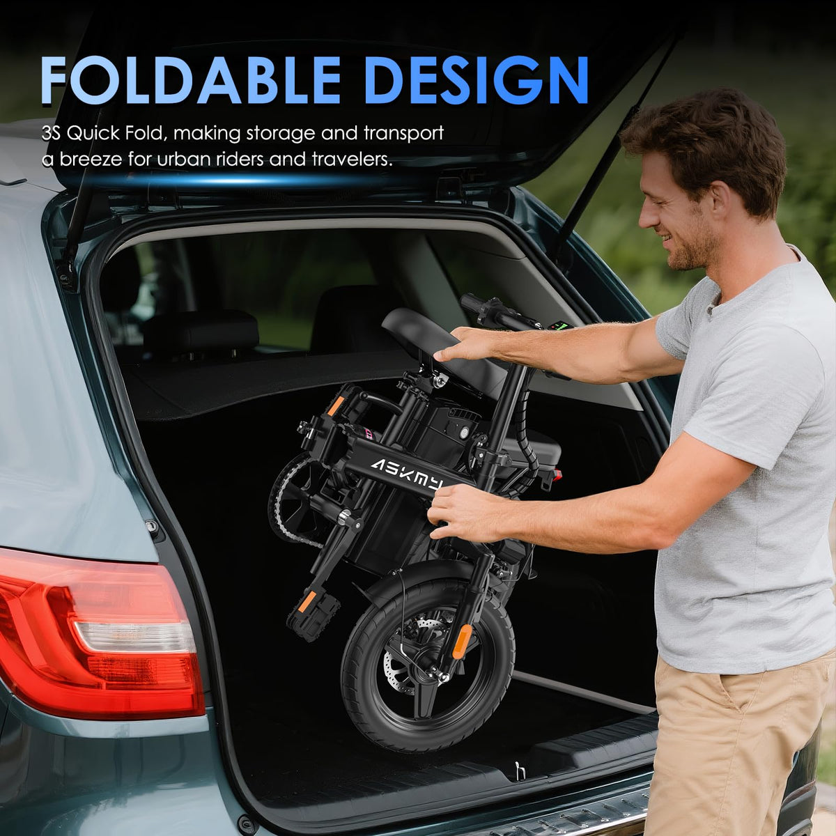 Foldable 14 Inch Electric Bike E673943