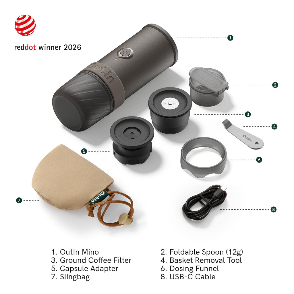 Portable Electric Espresso Machine with Self-Heating D1187