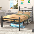 14 Inch Twin Bed Frame with Headboard and Footboard H14018