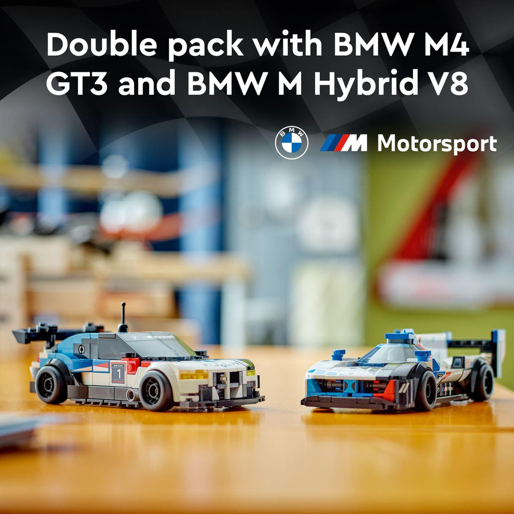 Buildable Race Car Toy Set with 2 Models and 2 Minifigures L952882