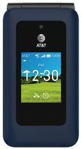 Prepaid 4G LTE Flip Phone, 2MP Camera, Android, Classic Navy X91465