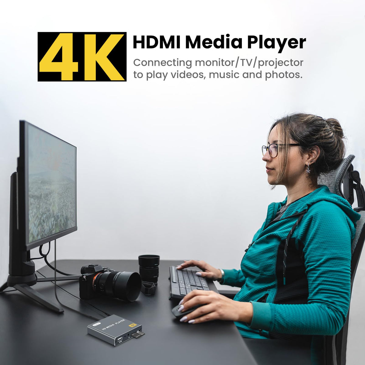 4K Full-HD Media Player with USB/SD Card Slot Y80941