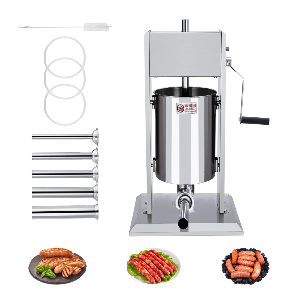 5L Stainless Steel Manual Sausage Stuffer R8162