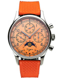 40mm Mechanical Chronograph Mens Wrist Watch E2390