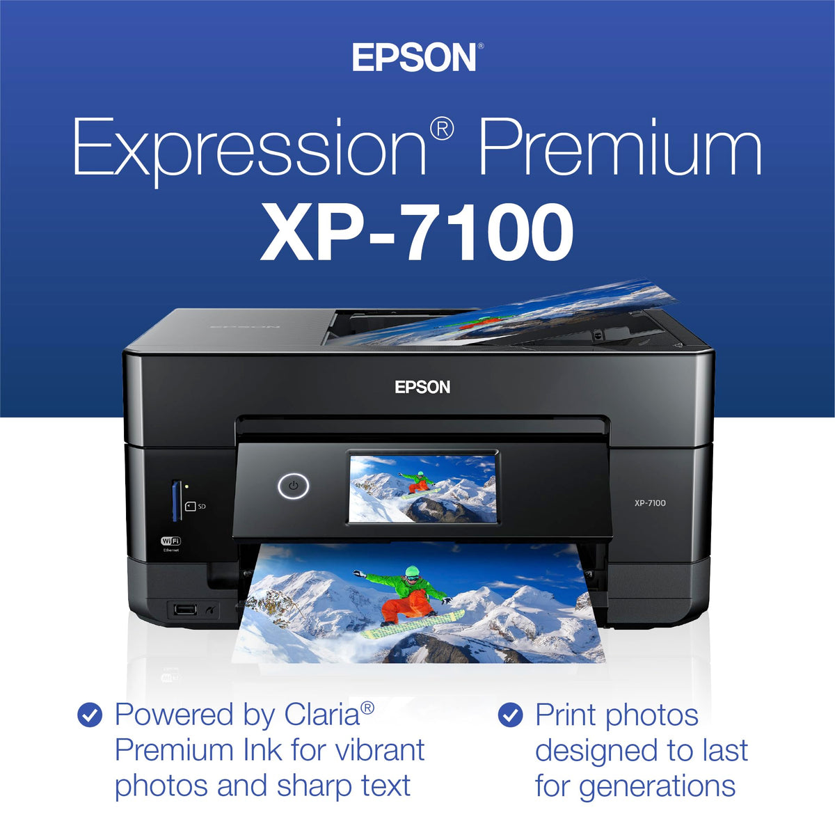 Wireless Color All-in-One Inkjet Printer Z7176