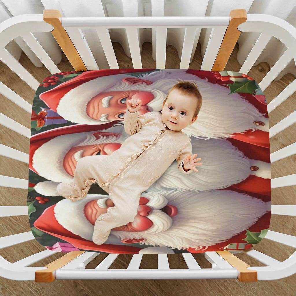 Santa Crib Sheet 52" x 28" D779