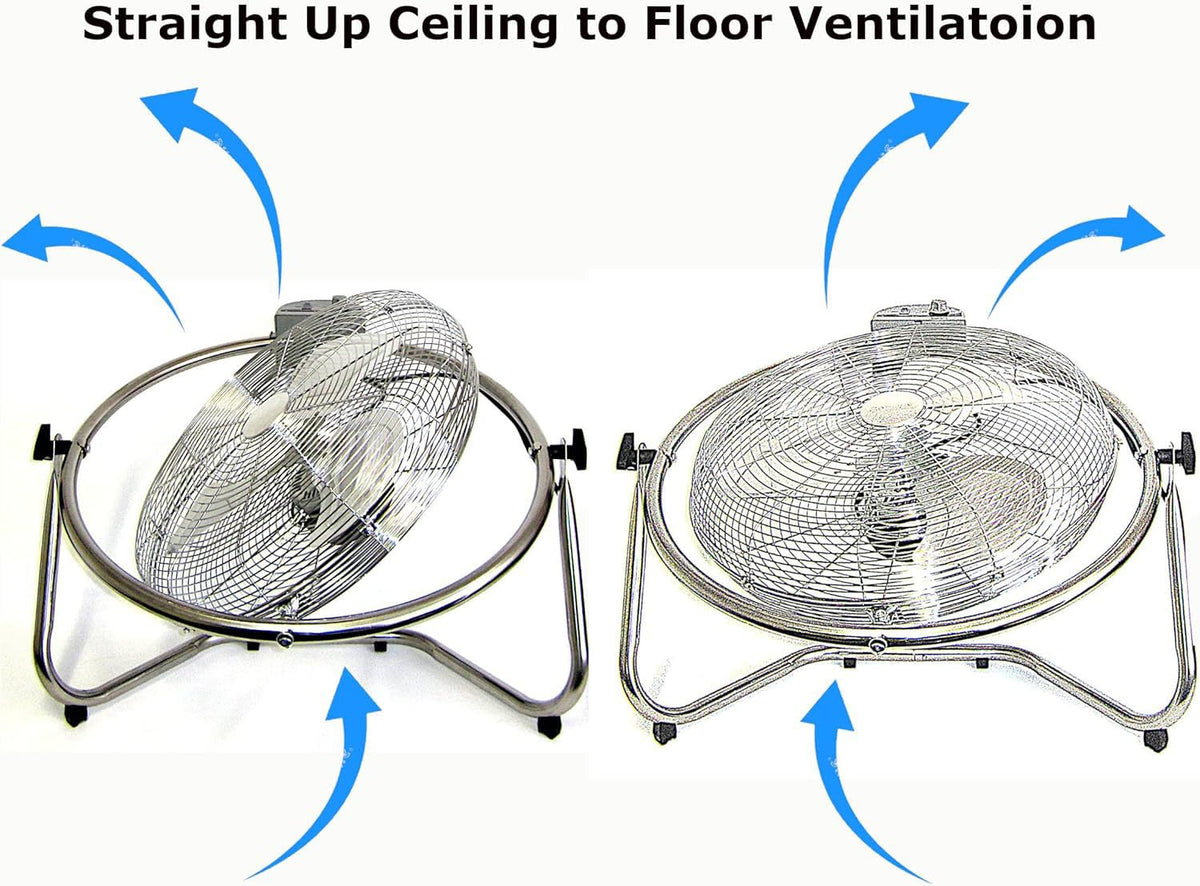 20 Inch 3 Speed Oscillating Floor Fan C7356