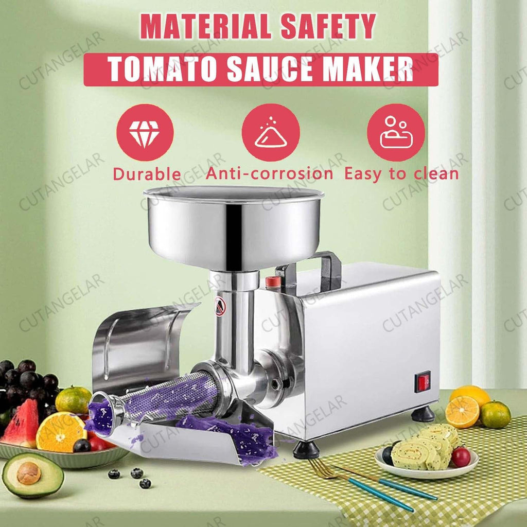 450W Automatic Stainless Steel Tomato Strainer V987532