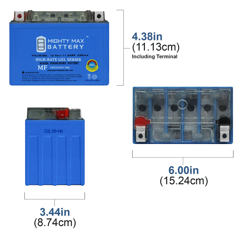 12V 11.2Ah GEL Battery T3055