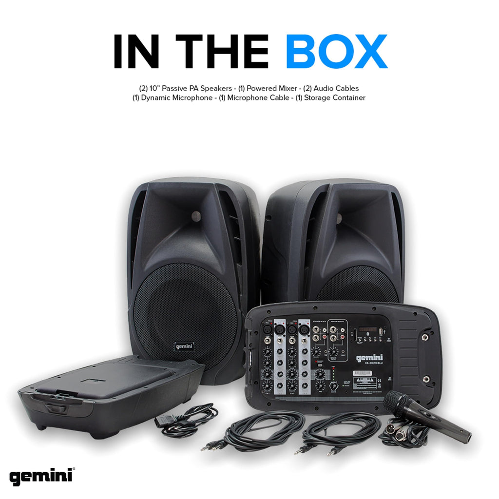 Portable PA System with Dual 10" Speakers C972803