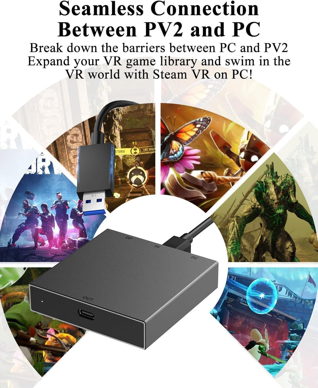 PC Adapter for VR2 Headset H73933