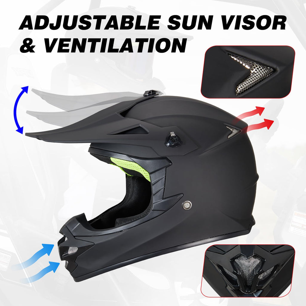 DOT Approved Full Face Motocross Helmet M11666