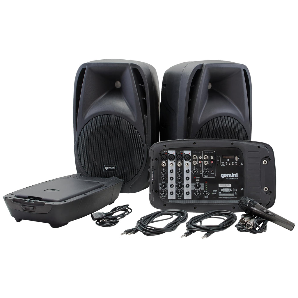 Portable PA System with Dual 10" Speakers C972803