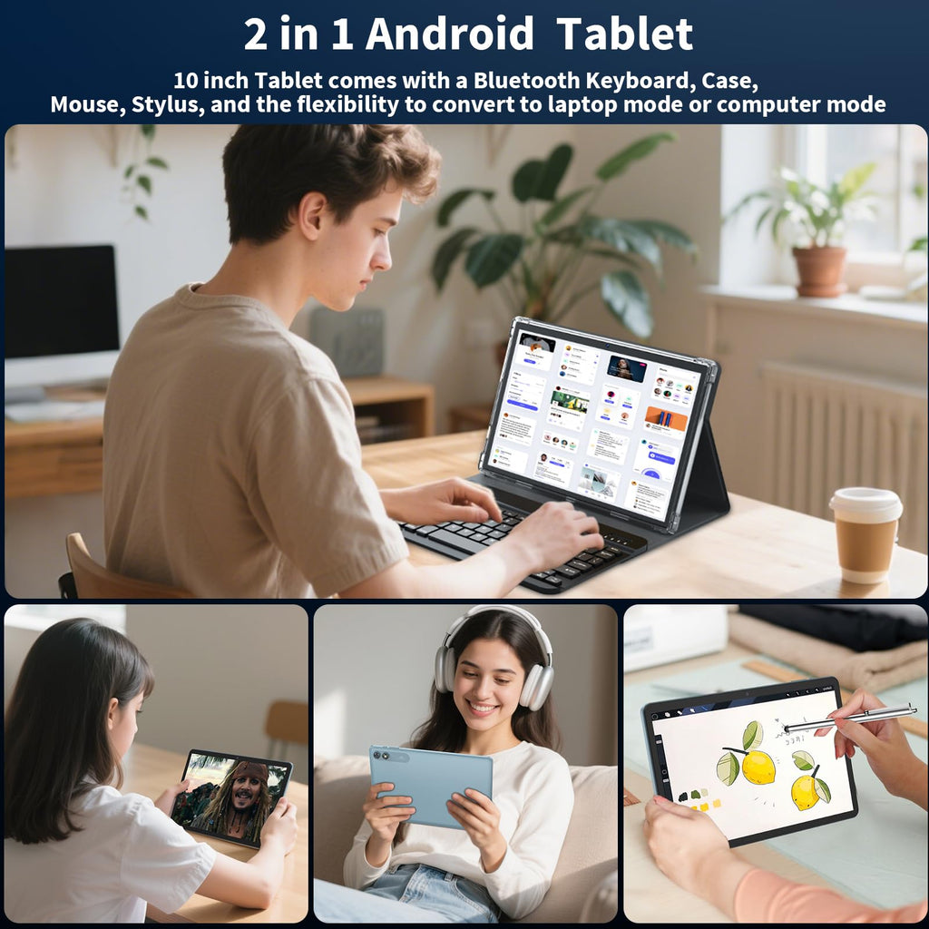Android 10 inch Tablet with Keyboard Y729865