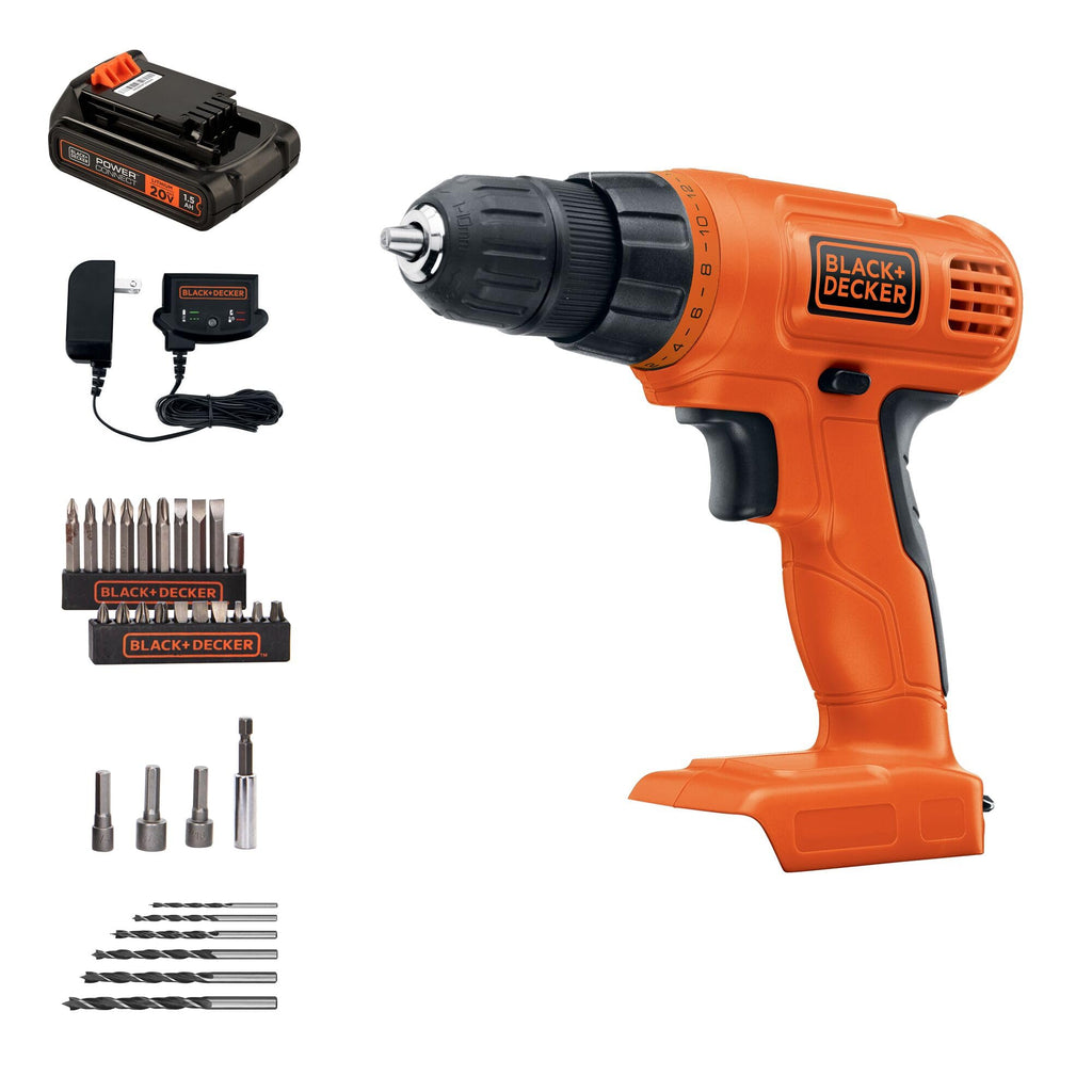 20V MAX Cordless Drill Driver with 30 Piece Bit Set J130