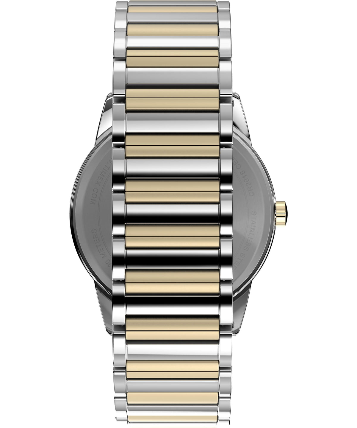 Men's 40mm Watch Two-Tone Expansion Band White Dial C786973