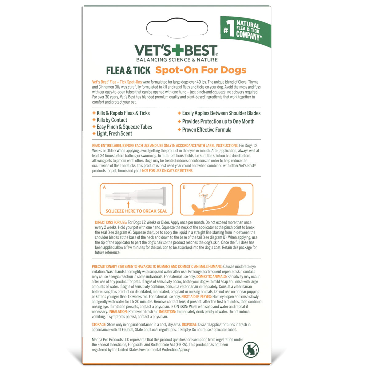 Flea & Tick Drops for Large Dogs V153