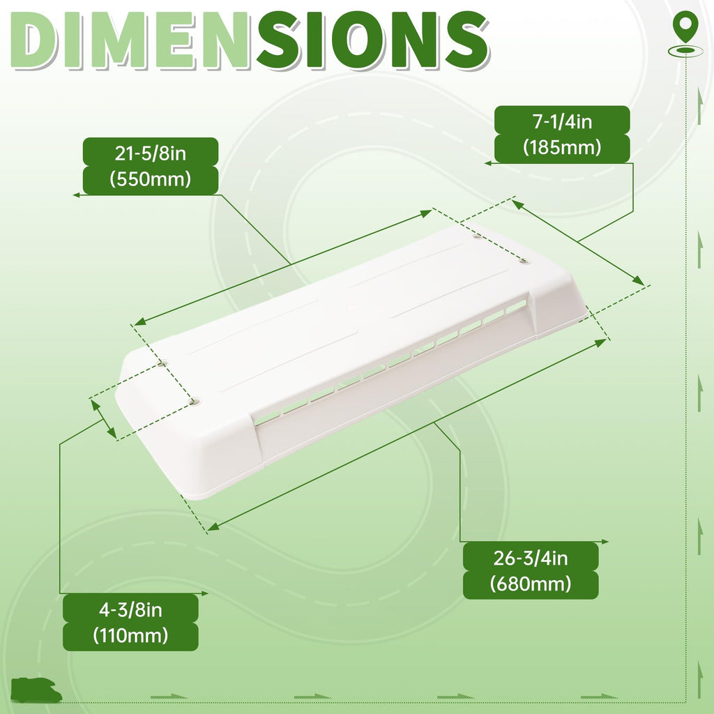RV Refrigerator Vent Cover N59867