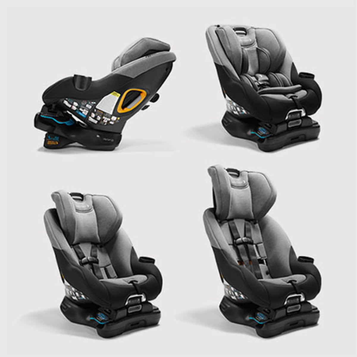 Rotating Convertible Car Seat, Rear to Forward Facing, Onyx Black X410
