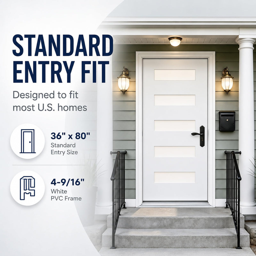 36"x80" Fiberglass Entry Door B459