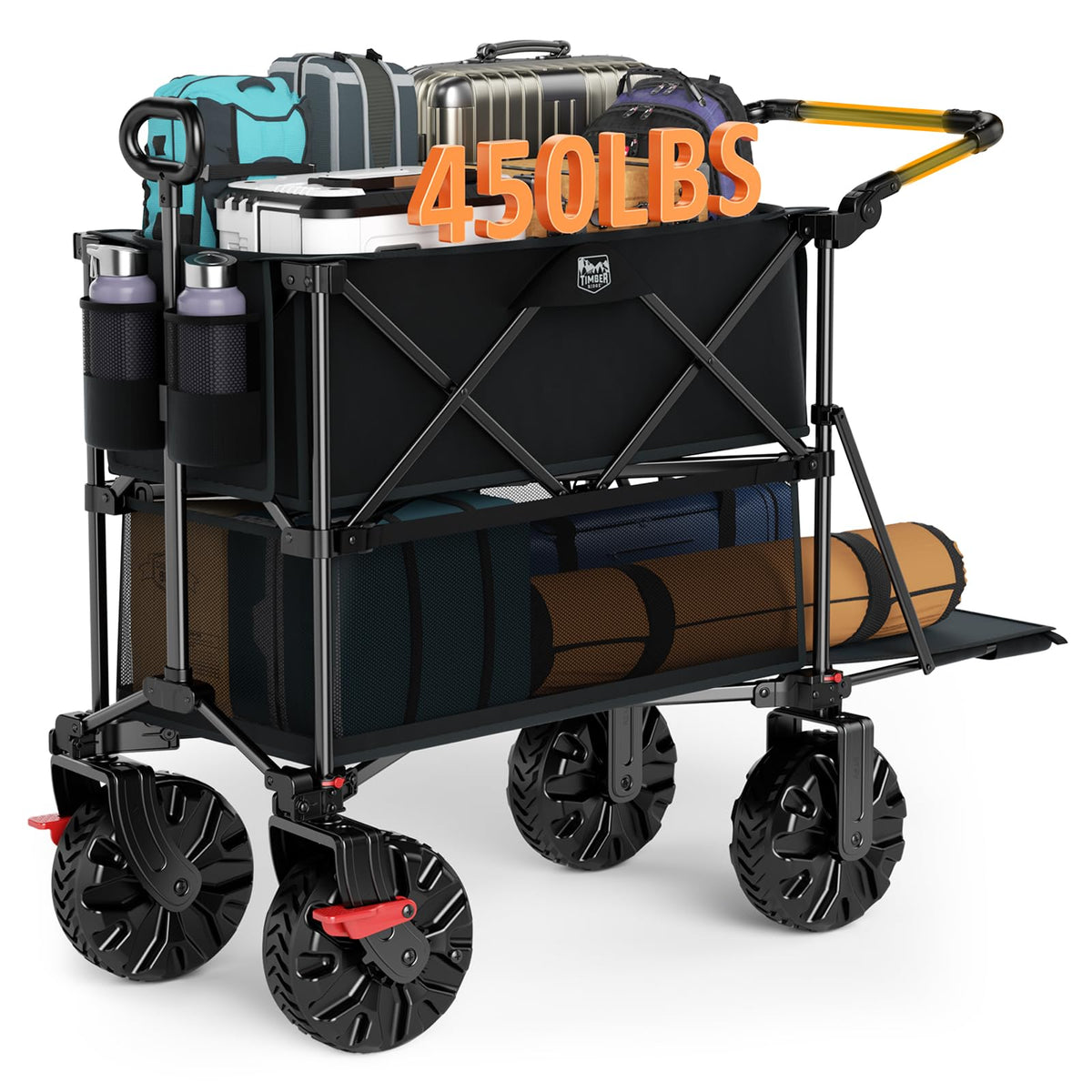Double Decker Wagon 400L Capacity 450lb Load S6296
