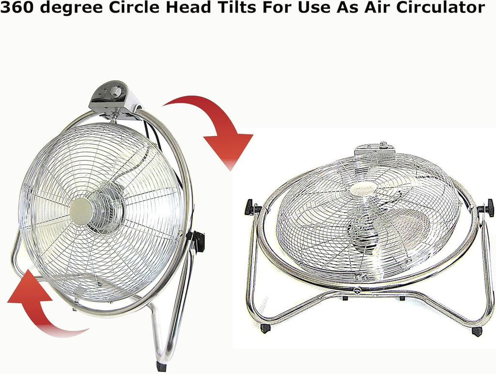 20 Inch 3 Speed Oscillating Floor Fan C7356