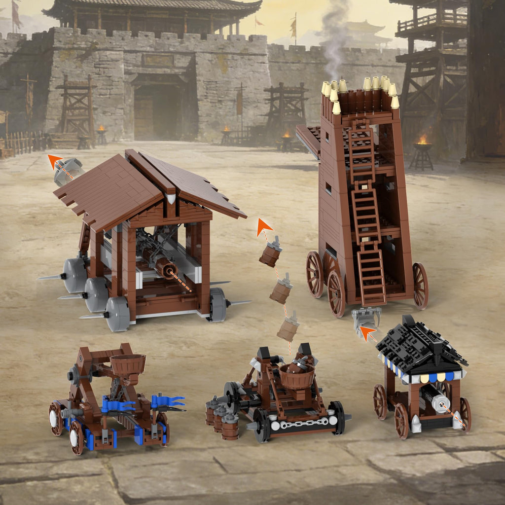 Medieval Castle Battle Building Block Set F725913