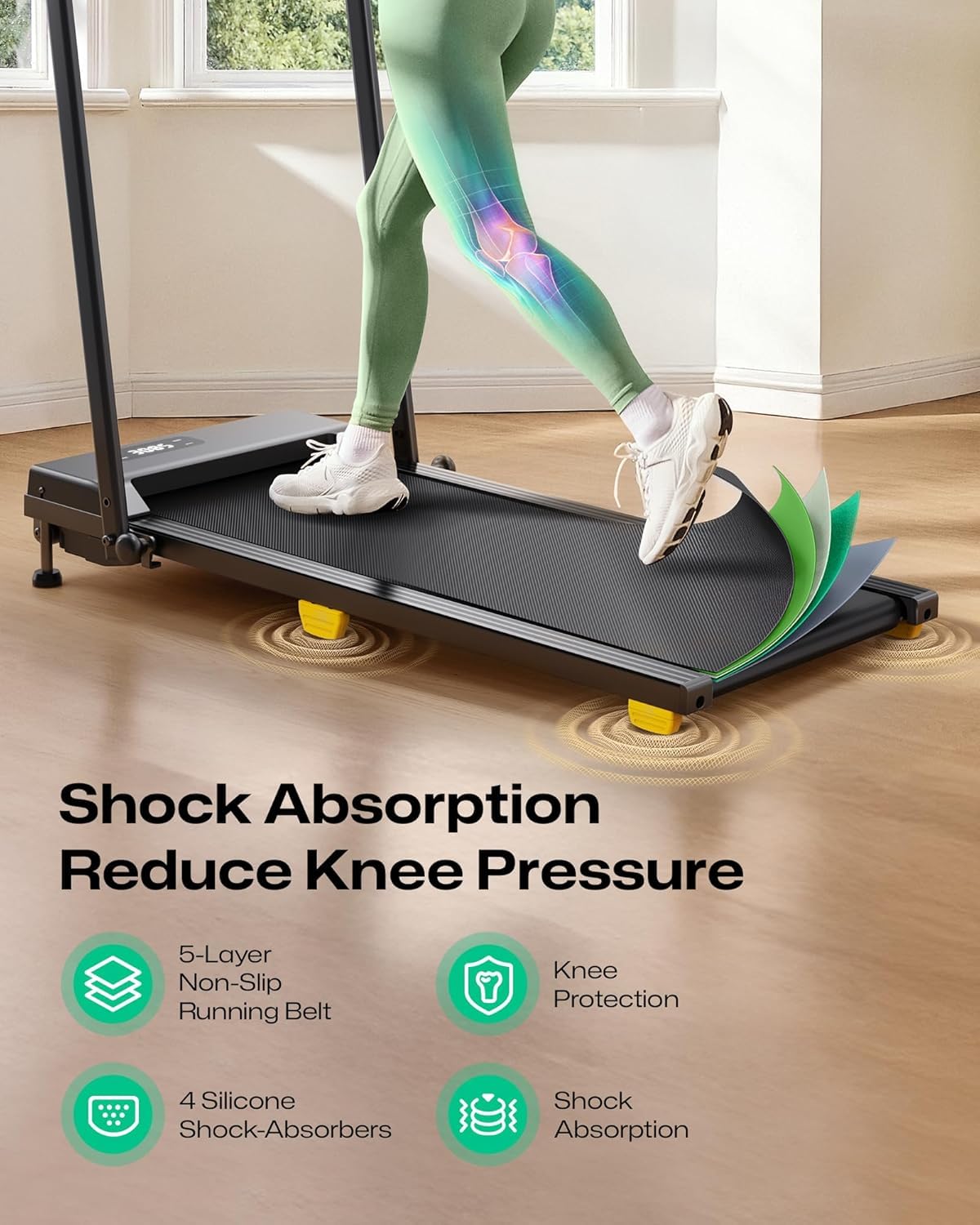 2.5HP Portable Walking Treadmill with Incline R49724