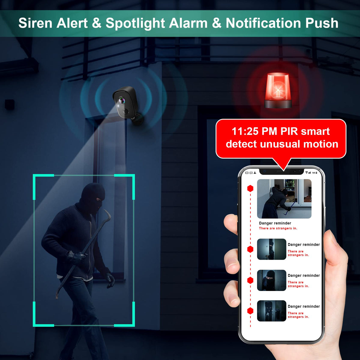 Wireless Outdoor Security Cameras R8348