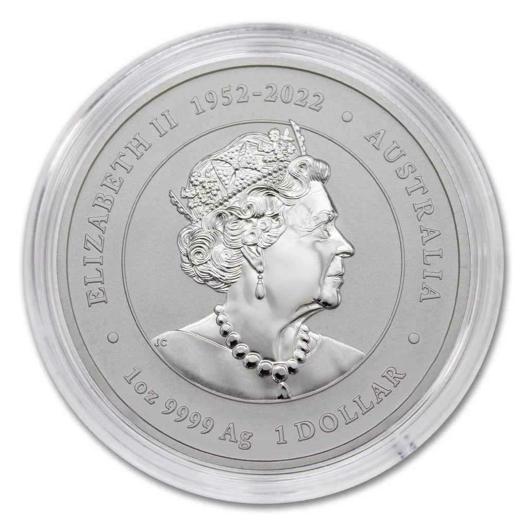 1 oz Australian Silver Year of the Dragon Coin L45814