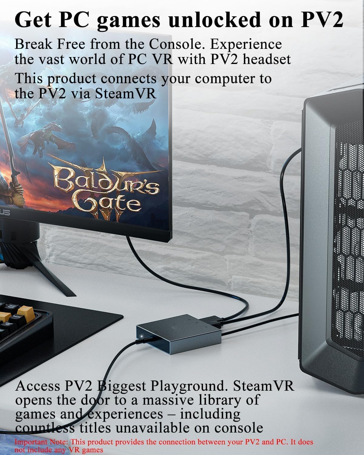 PC Adapter for VR2 Headset H73933