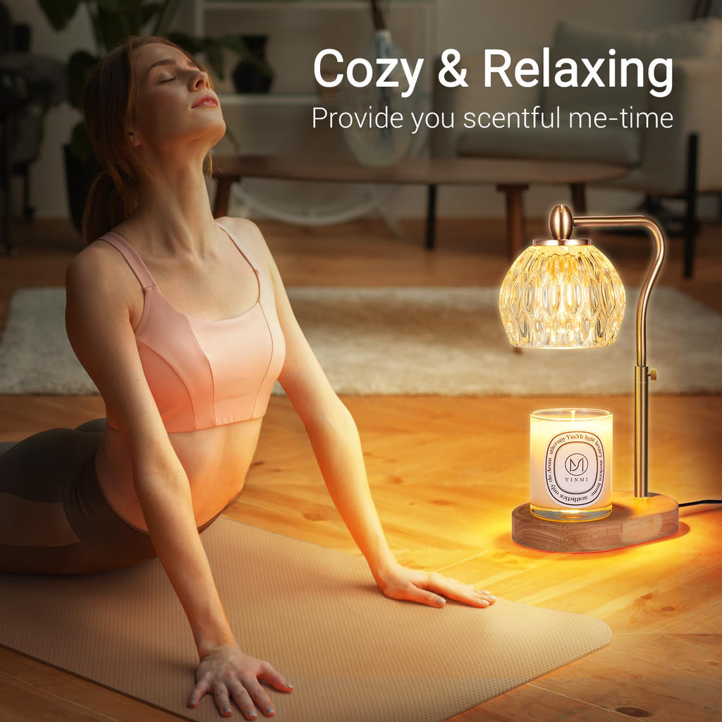 Candle Warmer Lamp with Timer & Dimmer Height Adjustable K338