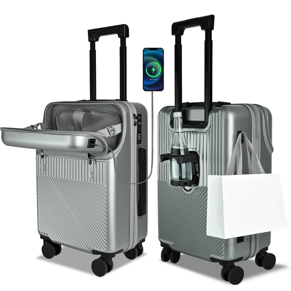 20 inch Hardshell PC Carry on Luggage with Wheels F59017