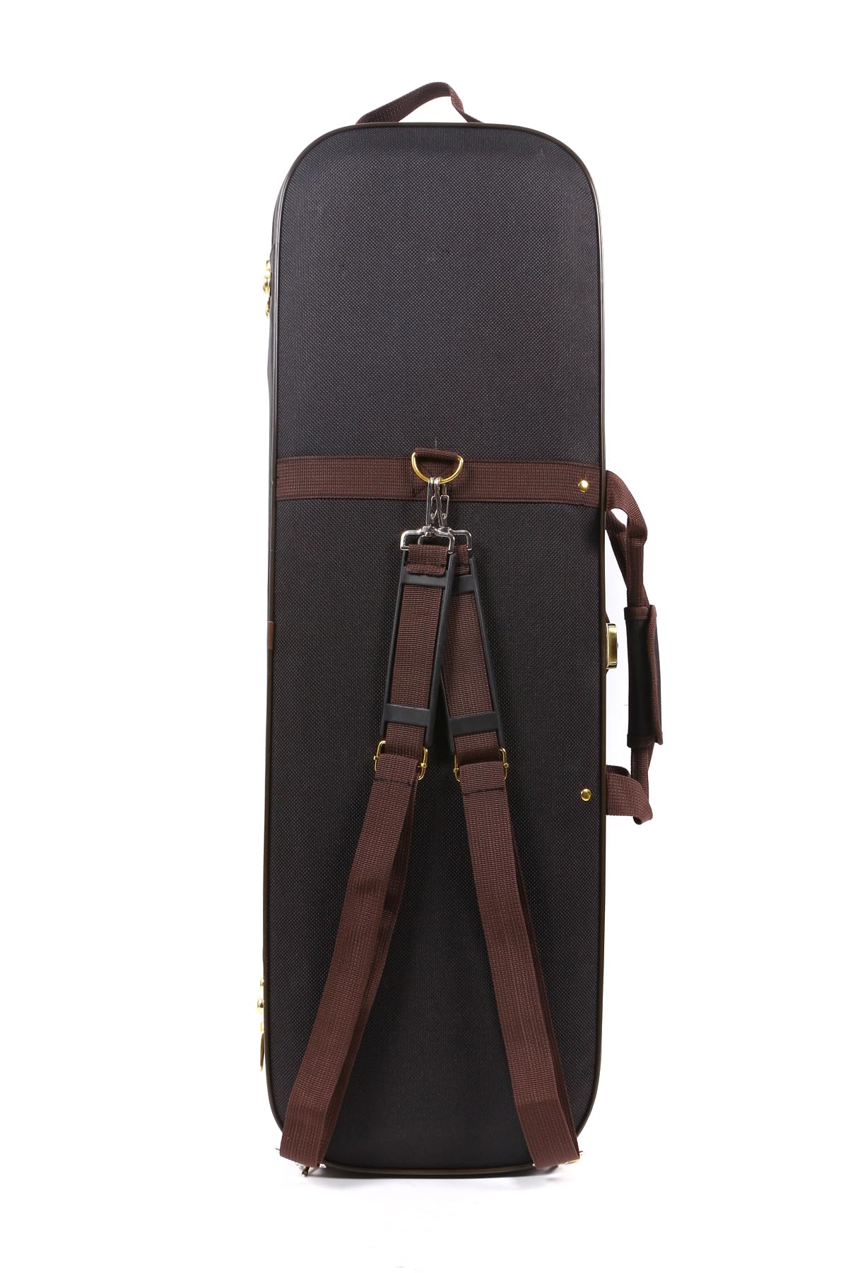 Oblong 4/4 Full Size Wooden Hard Shell Violin Case with Nylon Raincoat P9404