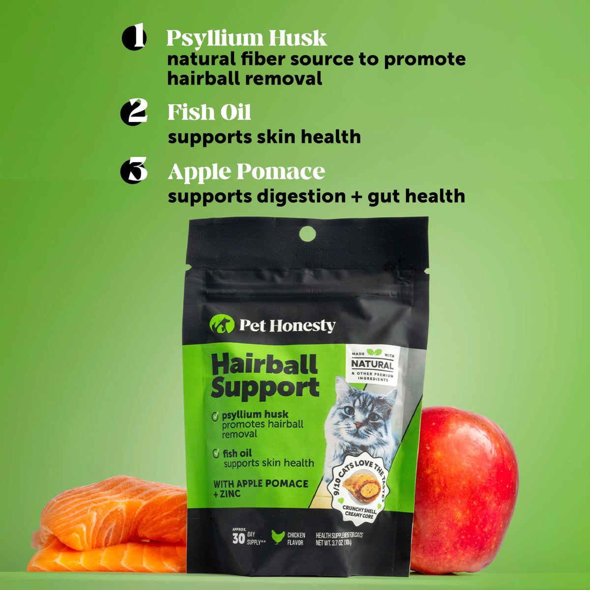 Chicken Cat Hairball Remedy Chews W3086