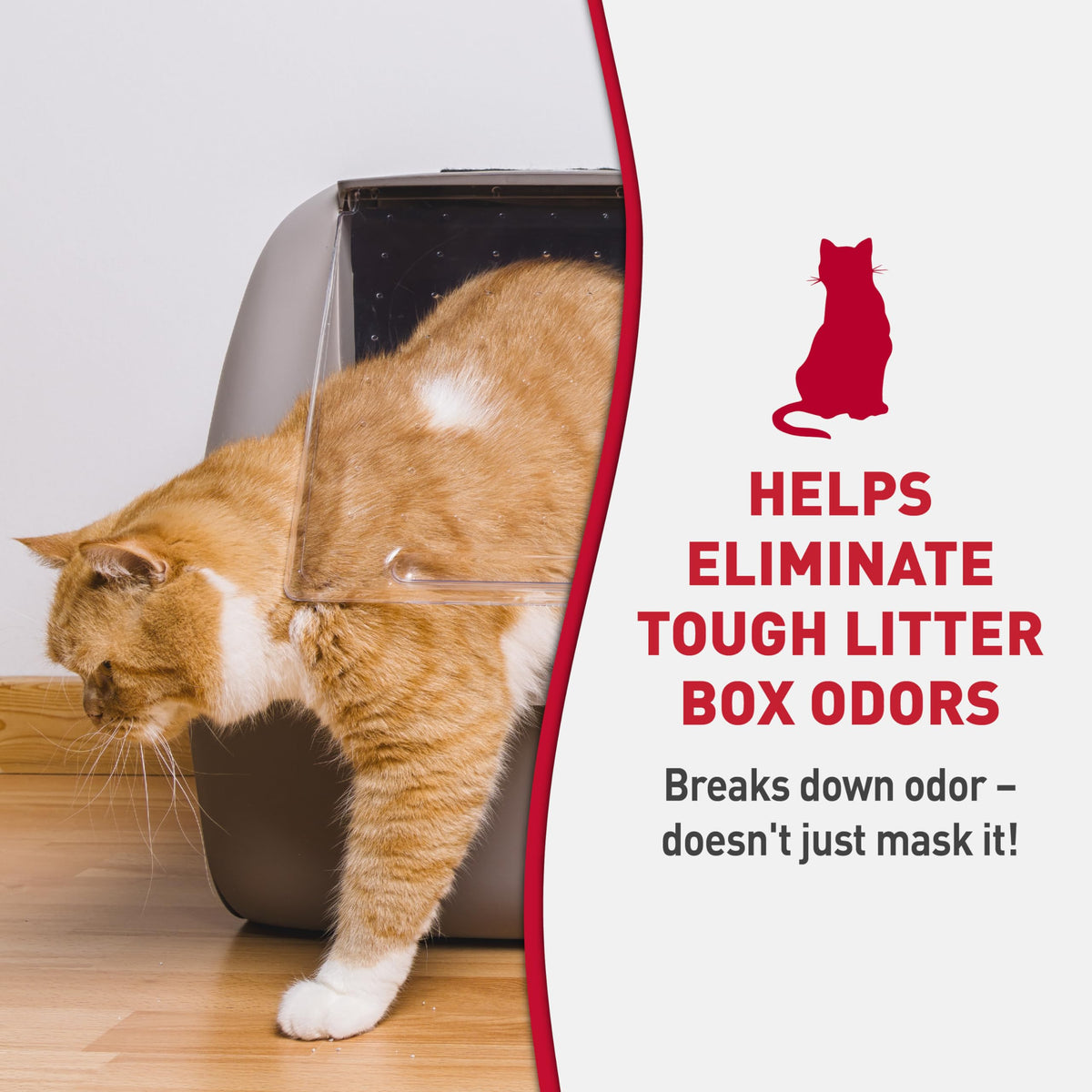 Unscented Cat Litter Box Deodorizer Powder 20 Ounces Pack of 6 U381522