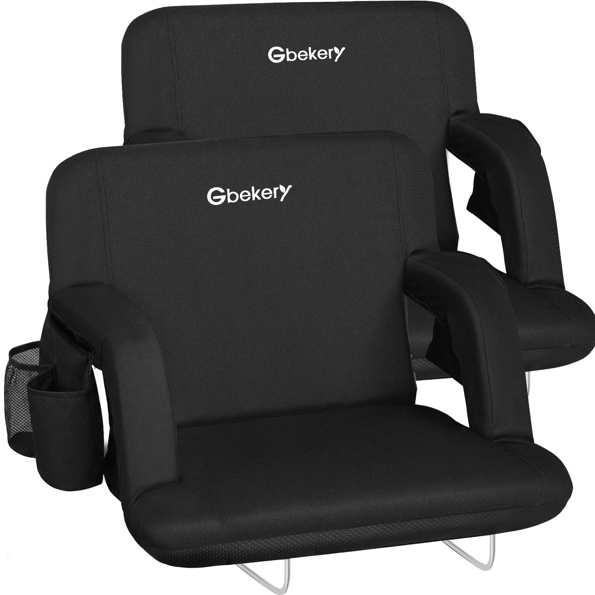 25” Extra Wide Stadium Seats with Back Support 2 Pack Q424