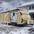 14' ~ 16' Waterproof Windproof Heavy Duty Travel Trailer RV Cover J435621